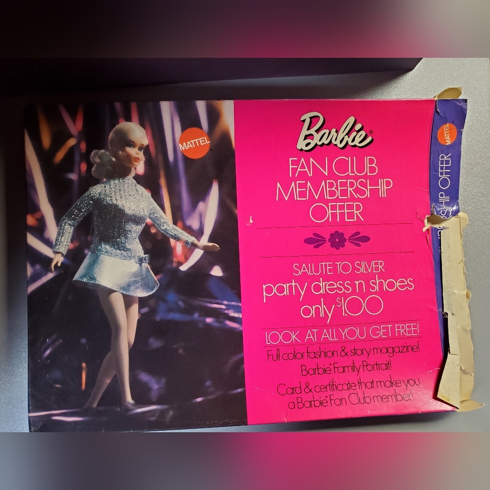 1970 Barbie Fan Club Membership Kit